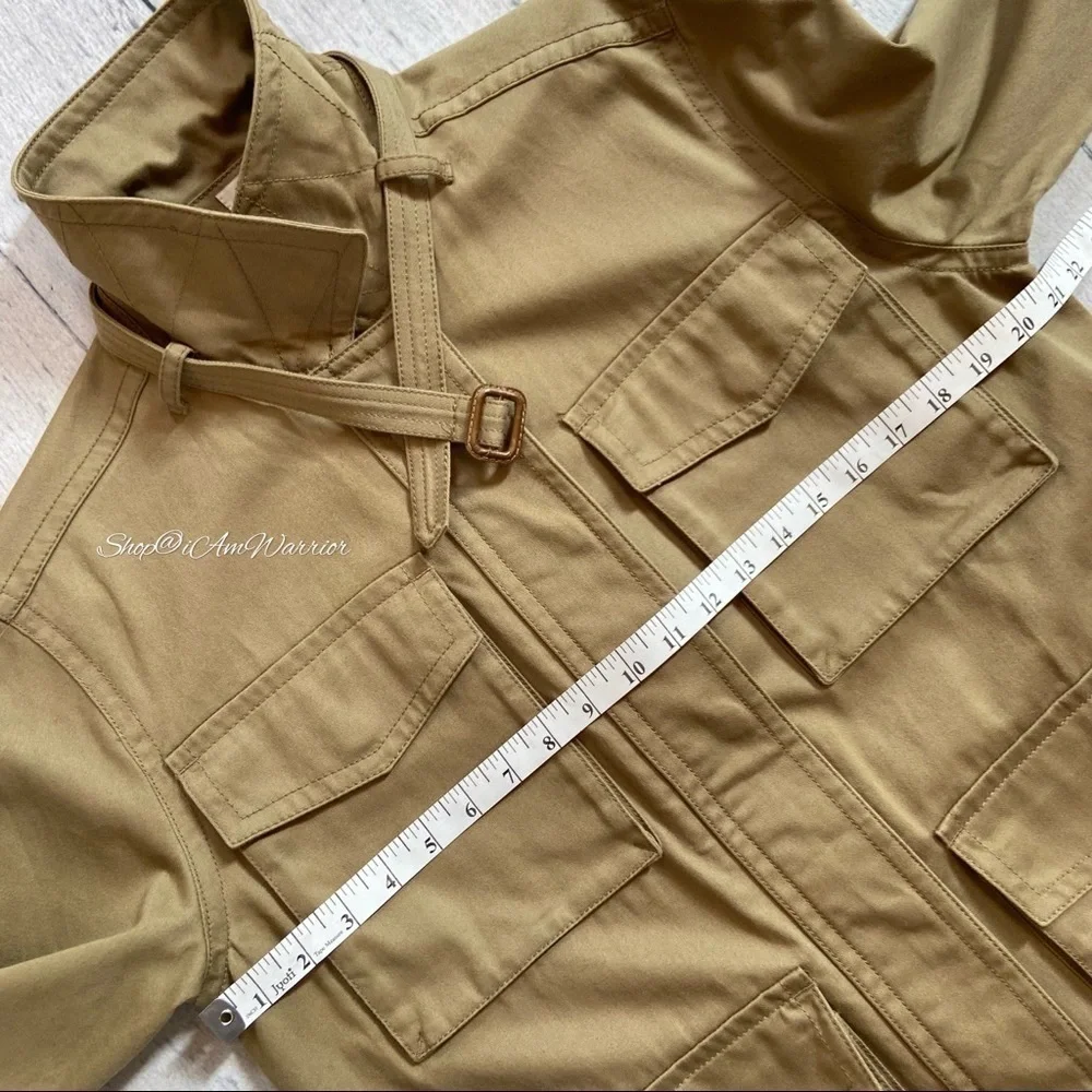 Vintage J.Crew Belted Cotton Utility Field Safari Jacket *shop@iamwarrior